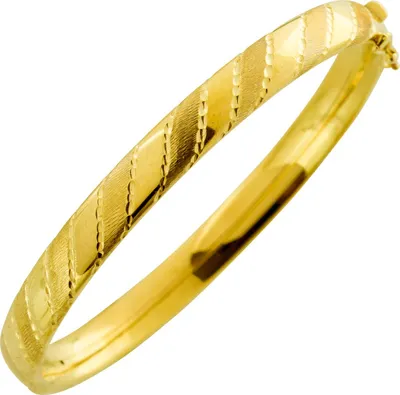 Produktbild von Armreif Gold 333 8 Karat poliert mattiert Antikschmuck  18