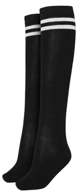 Image de Urban Classics - Chaussettes « College » pour femmes TN632 (35,5 EU - 39,5 EU) (noir/blanc)