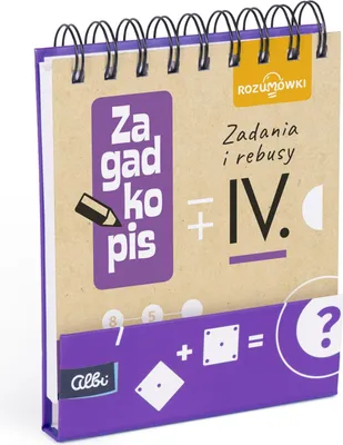 Zdjęcie produktu dla Zagadkopis Iv Łamigłowki I Zagadki