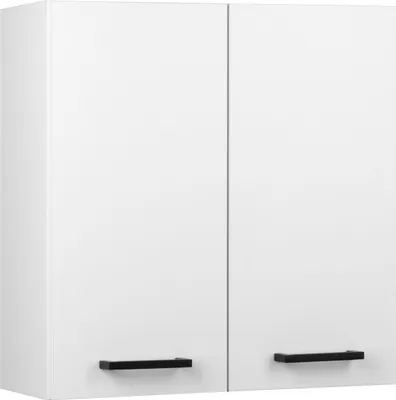 Zdjęcie produktu dla Szafka łazienkowa wisząca biała matowa do łazienki na ścianę 60 cm