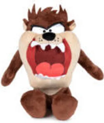A plush toy of the character Taz from Looney Tunes.