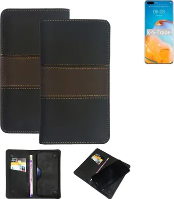 Produktbild von K-S-Trade Hülle Handyhülle kompatibel mit Huawei P40 Pro+ Schutzhülle Walletcase Bookstyle Tasche Schutz Case Handytasche Wallet Cover Kunstleder