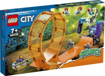 Produktbild von LEGO 60338 City Stuntz Schimpansen-Stuntlooping mit Rampe, Motorrad und 3 Figuren