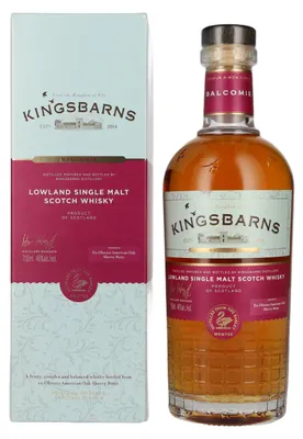 Produktbild von Kingsbarns BALCOMIE Lowland Single Malt Scotch Whisky 46% Vol. 0,7l in Geschenkbox