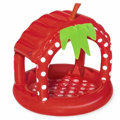 Immagine prodotto di Piscina Bestway® con tettuccio parasole alla fragola, Ø 91 x 91 cm, rotonda