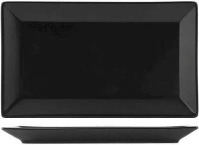 Immagine prodotto di Vassoio rettangolare in gres nero 25x15 cm