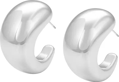 Image de Boucles d'oreilles Joella pour femmes - argent, taille unique
