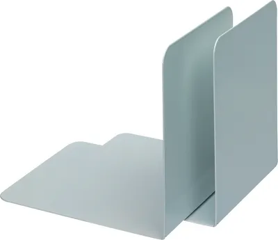 Produktbild von Buchstützen 130x140x140mm Metall weiß VE=25x2 Stück