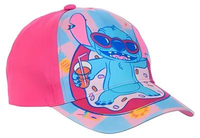 Produktbild von Disney Lilo und Stitch Kinder Basecap Baseball Kappe Mütze – Pink / 52