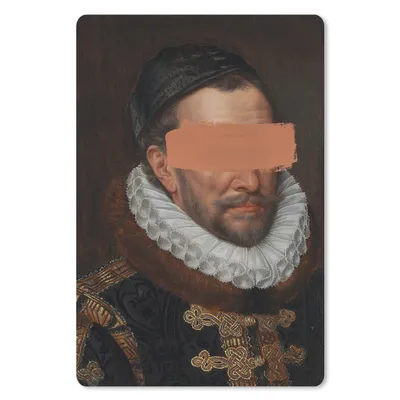 Produktbild von MuchoWow® Mauspad Mousepad Wilhelm von Oranien - Adriaen Thomasz - Gemälde 18x27 cm - Mousepads - Maus Mat - Pad - Mausunterlage