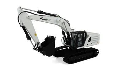 Produktbild von Amewi Vollmetall Hydraulikbagger G101H 1:16 RTR weiß RC-Bagger