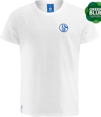 Produktbild von FC Schalke 04 S04 T-Shirt Basic weiß Gr. L