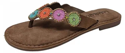 Produktbild von Lazamani 75.453 Teenslippers Dames Multi - Damen Hausschuhe - 75.453