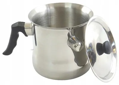 Produktbild von Zilner Milchtopf Edelstahl mit Pfeife und Deckel 2L