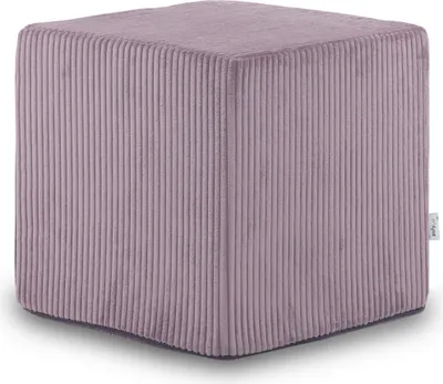 Obrázok produktu pre Kreslo Pouffe Block Corduroy - mäkké a pohodlné - moderné - farba: SZ63 Purple