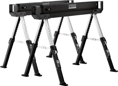 Produktbild von STROXX Arbeitsbock 62-82 cm – Höhenverstellbar, klappbar,Set mit 2 Stück