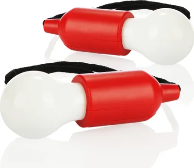 Produktbild von com-four® 2x LED Hängelampe mit Zugschalter, kabellose Hängeleuchte, batteriebetriebene Glühbirne mit Schnurschalter, für Camping, Festivals, Schränke, Keller und Outdoor