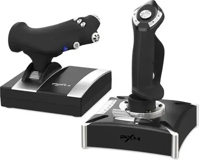 Immagine prodotto di Simulatore di volo - Controlli per simulatori di volo - Compatibile con PlayStation 4, Xbox One e Windows - Nero