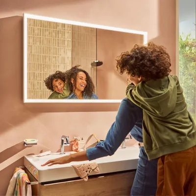 Immagine prodotto di hansgrohe Tecturis S WTM 110 Fine CoolStart con set di scarico con tirante cromato, 1 pz.