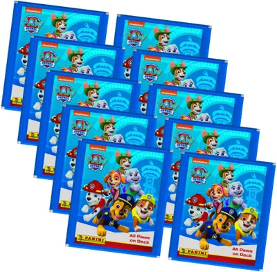 Produktbild von Panini Paw Patrol Sticker Serie 7 - Bereit zum Einsatz - 10 Tüten Sammelsticker