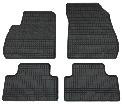 Gummifußmatten Set 5-teilig für Opel Zafira C Tourer (1/2012-), schwarz