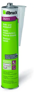 Produktbild von illbruck Bitumen Kleb-Dichtstoff OS111 schwarz 310ml Kart. 24 Stk