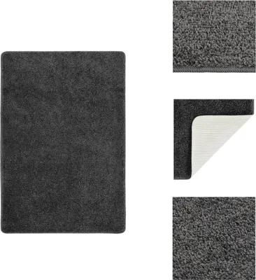 Produktbild von vidaXL Shaggy-Teppich Dunkelgrau 160x230 cm Rutschfest -  Teppiche