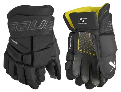 Produktbild von BAUER Supreme M3 Handschuhe Junior, Größe:11 Zoll, Farbe:schwarz