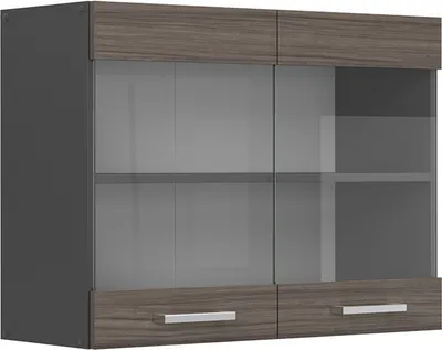 Produktbild von Küchenglasschrank Vicco R-Line Edelgrau 80 cm, Model 53609