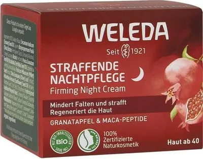 Obrázek produktu pro Weleda zpevňující noční péče granátové jablko a peptid maca 40ml