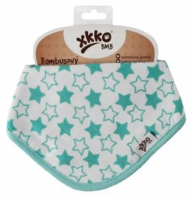 Immagine prodotto di XKKO BMB - Bavaglino/Sciarpa, Piccole Stelle Turchese (1 pezzo)