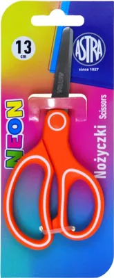 Image de Ciseaux ergonomiques 13cm blister Neon Astra