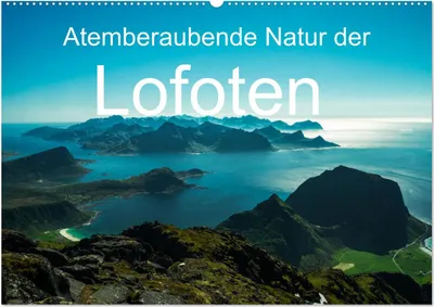 Produktbild von Atemberaubende Natur der Lofoten (Wandkalender 2027 DIN A2 quer), CALVENDO Monatskalender