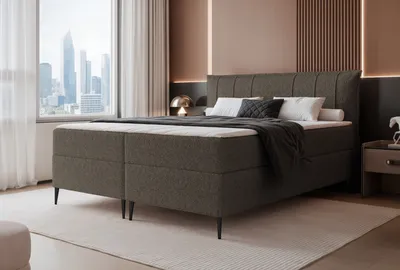 Produktbild von FURMEB24 KONTINENTALBETT SUZI - 200 x 200 cm - BRAUN