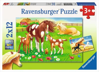 Obrázok produktu pre Ravensburger 07561, 12 kusov, Zvieratá, 3 rok / roky