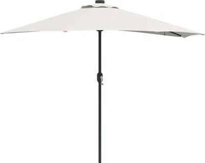 Produktbild von vidaXL Garten-Sonnenschirm Sand 294 x 150 x 224 cm Polyester und Stahl