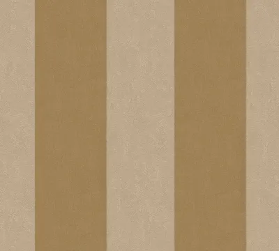 Produktbild von Architects Paper Streifentapete Castello gestreifte Tapete Vliestapete mit Echtflock gelb gold 10,05 m x 0,52 m
