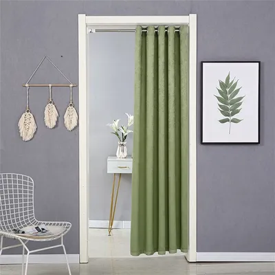 Produktbild von Türvorhang, 120*190cm Verdunkelungsvorhang für Haus und Innen für Fenster und Tür, wärmeisolierend, Vorhang Haus und Dekoration