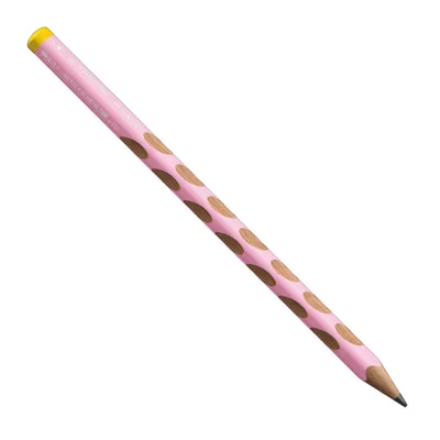 Image de STABILO 321/16-HB Crayon d'apprentissage STABILO EASYgraph L, rose pastel