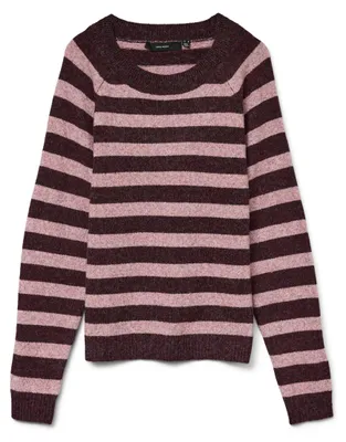 Zdjęcie produktu dla Vero Moda VMDOFFY Knitted pullover, Pulower, Dorosły, Damski, Fioletowy, XL, Poliester
