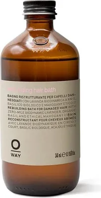Produktbild von OWAY Rebuilding Hair Bath Shampoo für stark geschädigtes Haar 240 ml