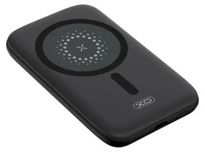 Produktbild von Powerbank kompatibel mit MagSafe 20W 5000mAh in Schwarz USB-C-Anschluss