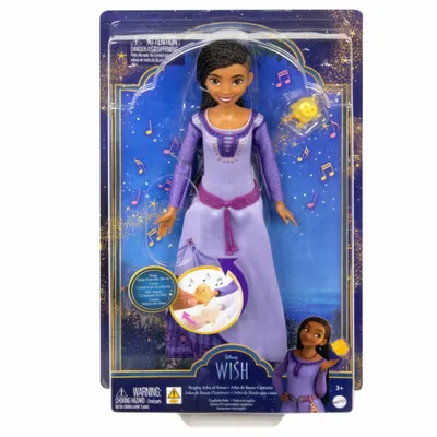 Obrázok produktu pre Mattel - Hiszpańska lalka Asha z Disney Wish z funkcją śpiewu - Premium akcesorium