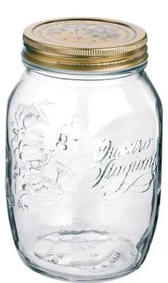 Produktbild von Quattro Stagioni Einmachglas 100cl mit Deckel - 12 Stück