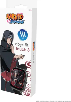 Produktbild von abyx Smartwatch Fit Touch 3 Itachi Uchiwa space grau