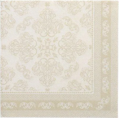 Produktbild von Servietten "ROYAL Collection" 1/4-Falz 40 cm x 40 cm champagner "Arabesque"