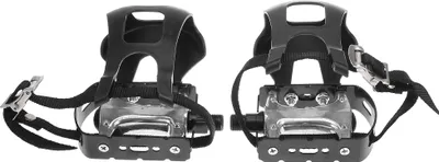 Produktbild von 1 Paar Fahrradpedale 9/16" Spindelplattform mit Zehenclips