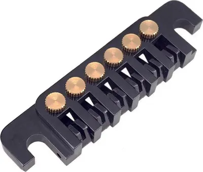 Zdjęcie produktu dla Części do gitary elektrycznej Brrnoo, mostek gitarowy siodełko rolkowe siodełko część zamienna czarny