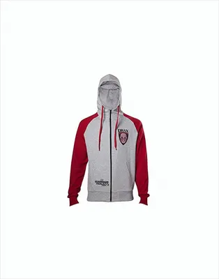 Produktbild von Marvel Comics - Drax Herren X-Large Hoodie - Grau/Rot