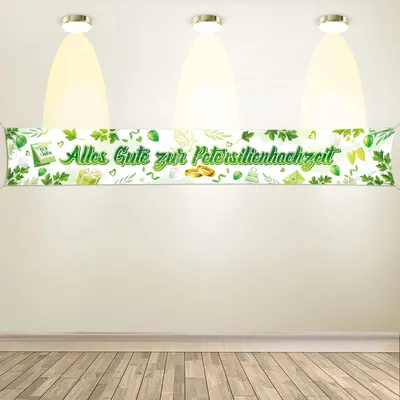 Productafbeelding van Banner voor 12,5 jaar huwelijk - Petersilienhuwelijk decoratie